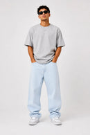 calça baggy "Azul clara"