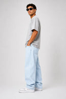 calça baggy "Azul clara"
