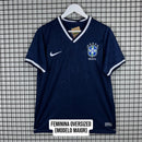 Camisa Feminina Brasil Azul - Com Brilho