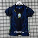 Camisa Feminina Brasil Azul Personalizada - Copa do Mundo 2026