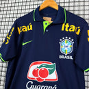 Camisa Polo do Brasil Viagem  -  Azul Marinho e Verde