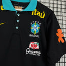 Camisa Polo do Brasil Viagem - Preta